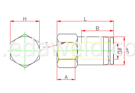 PCF Pneumatic Quick Connector Fittings